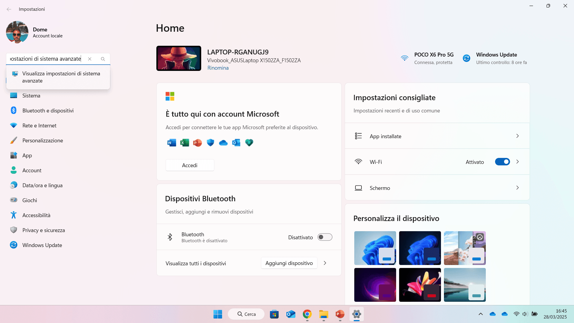 Disattivare la richiesta di Password dopo lo Standby - Fase 2